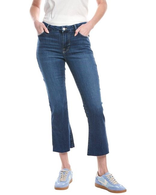 FRAME Blue Le Crop Mini Boot Jean