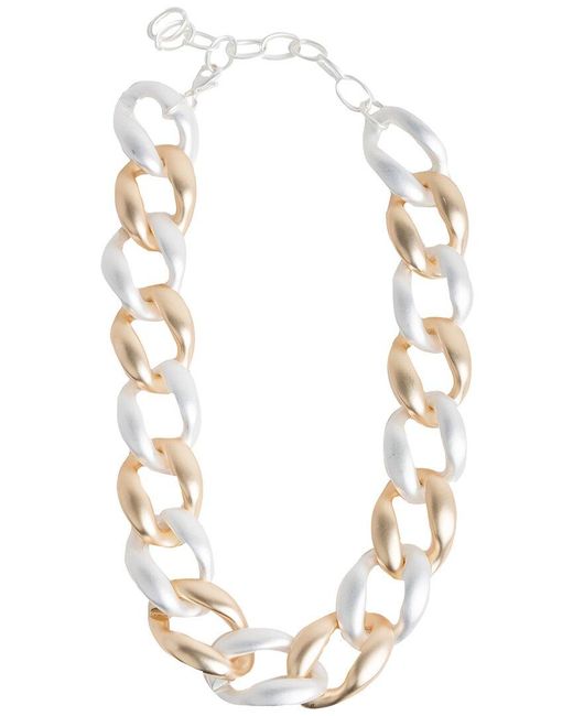 Saachi Metallic Chain Link Necklace