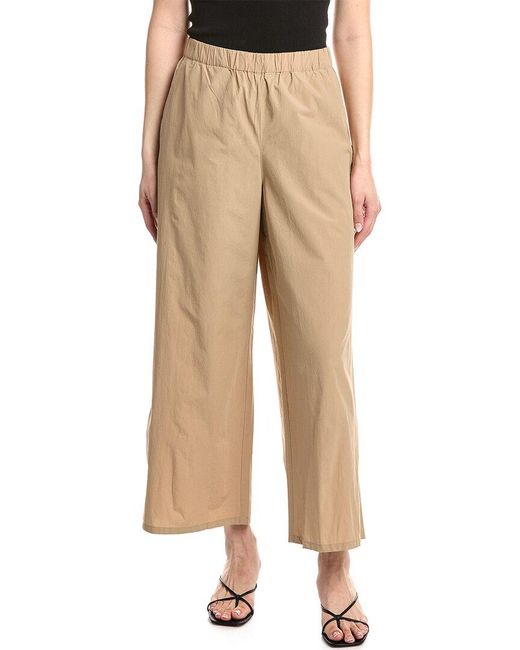 Eileen Fisher Natural Wide Ankle Pant