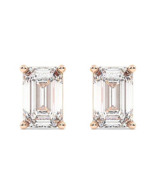 Lab Grown Diamonds White 14K 5.00 Ct. Tw. Lab-Grown Diamond Earrings