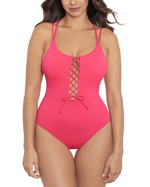Skinny Dippers Pink Jelly Beans Suga Babe One-piece