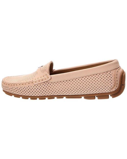 Baldinini Pink Leather Loafer