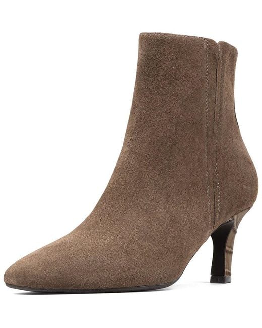 Donald J Pliner Brown Banter Leather Bootie