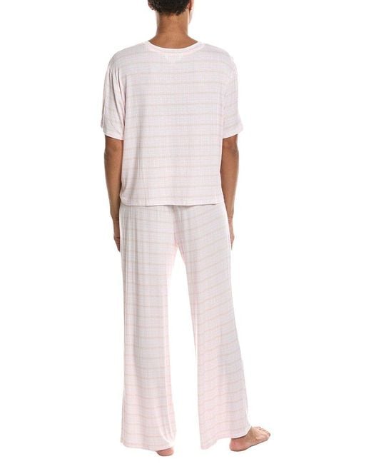 Honeydew Intimates Pink 2Pc All American Jersey Pajama Set