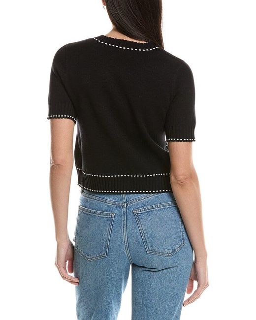 Ellen Tracy Black Knit Cardigan