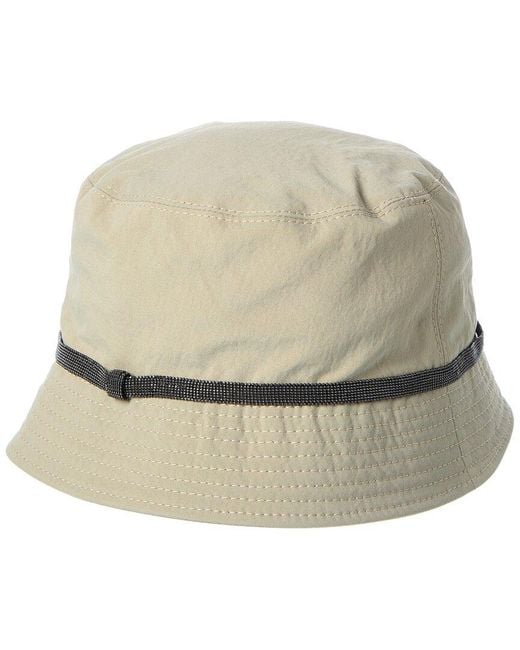 Brunello Cucinelli Natural Bucket Hat