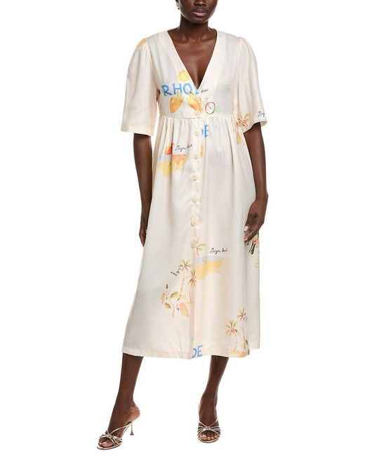 IPPONELLI Natural Midi Shirtdress