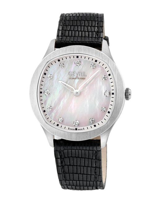 Gevril Gray Morcote Diamond Watch