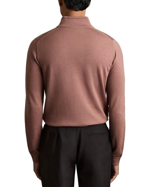 Reiss Red Blackhall 1/2-Zip for men
