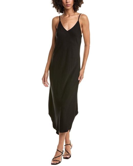 Bella Dahl Black Bias Slip Dress