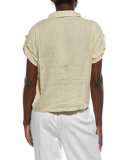 XCVI Natural Abner Top