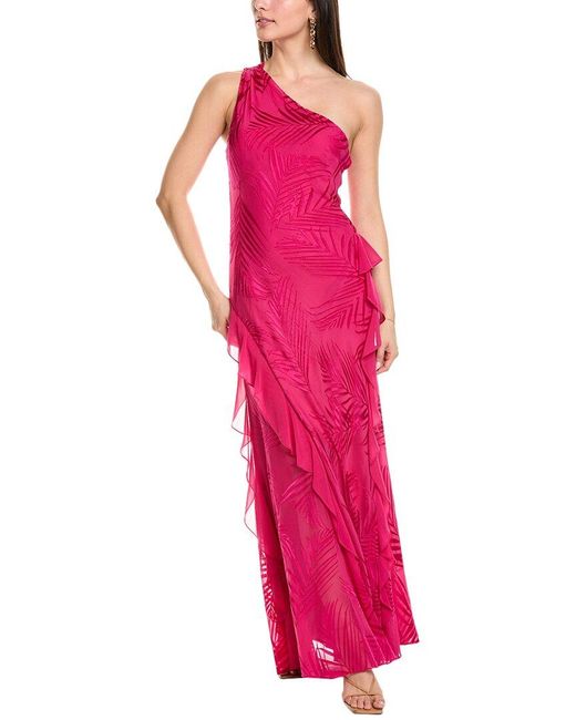 MILLY Pink Ryanna Maxi Dress