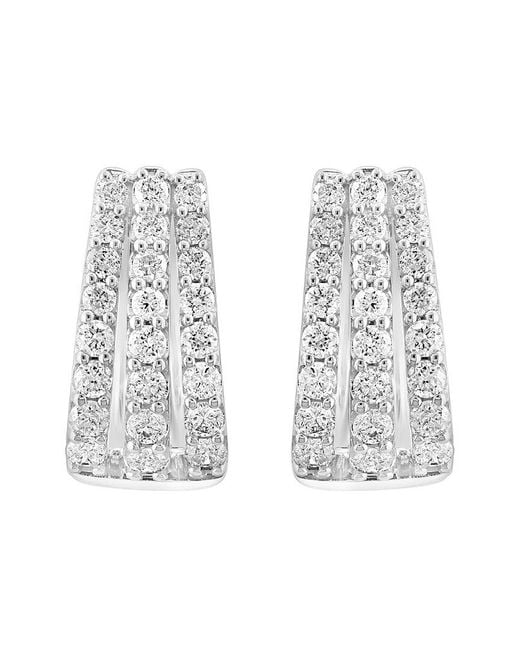 Effy Fine Jewelry Metallic 14K 0.98 Ct. Tw. Earrings
