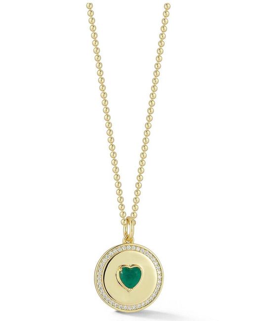 Glaze Jewelry Metallic 14K Over Cz Necklace
