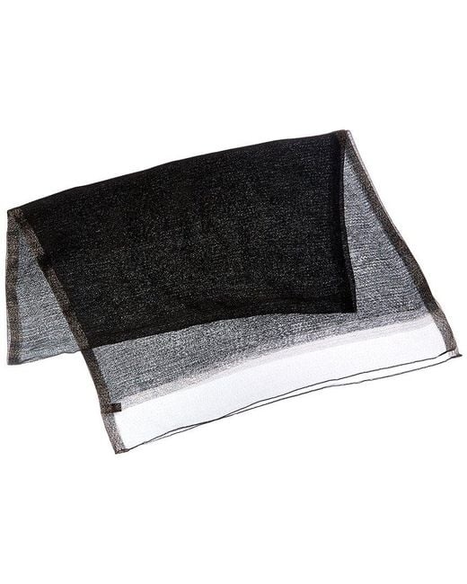 Saachi Black Shimmer And Shine Scarf