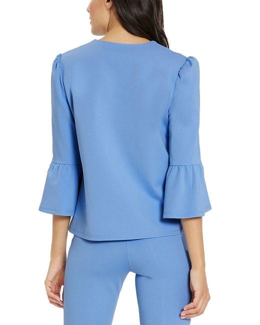 Jude Connally Blue Arabella Pullover Top