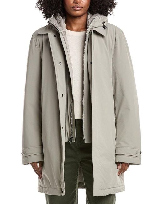 Woolrich Gray 2-In-1 Car Coat