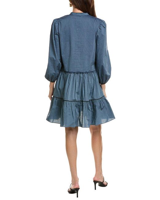 Garrie B Blue Mini Dress