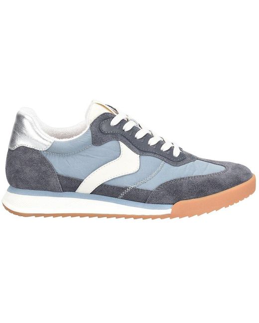 Söfft Blue Kat Suede & Nylon Sneaker