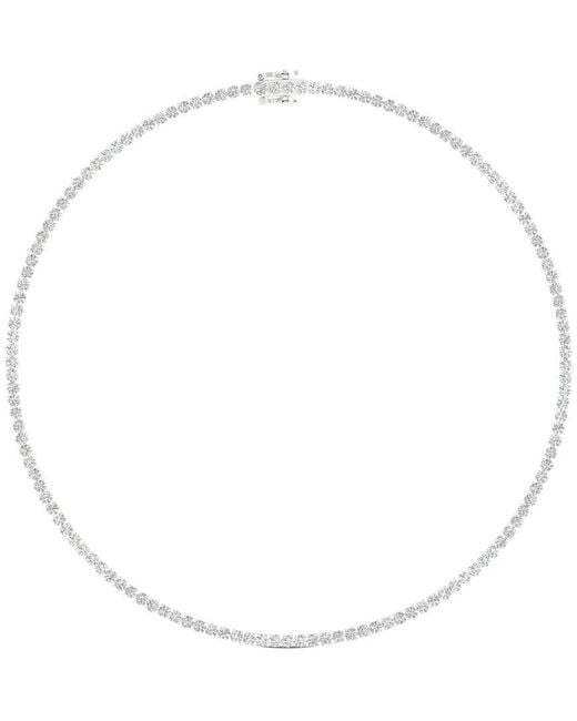 Lab Grown Diamonds White Platinum 11.00 Ct. Tw. Lab Grown Diamond Necklace