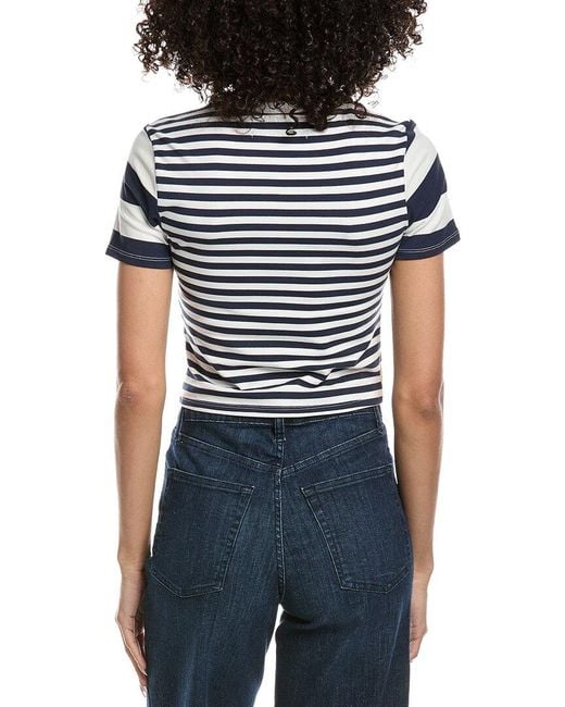 French Connection Blue Rallie T-Shirt