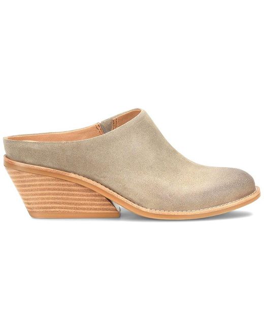 Söfft White Nicki Suede Mule
