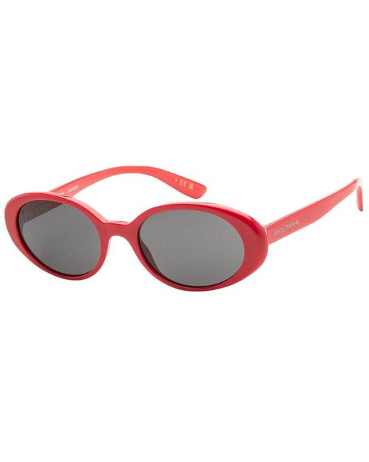 Dolce & Gabbana Red Dg4443 52mm Sunglasses