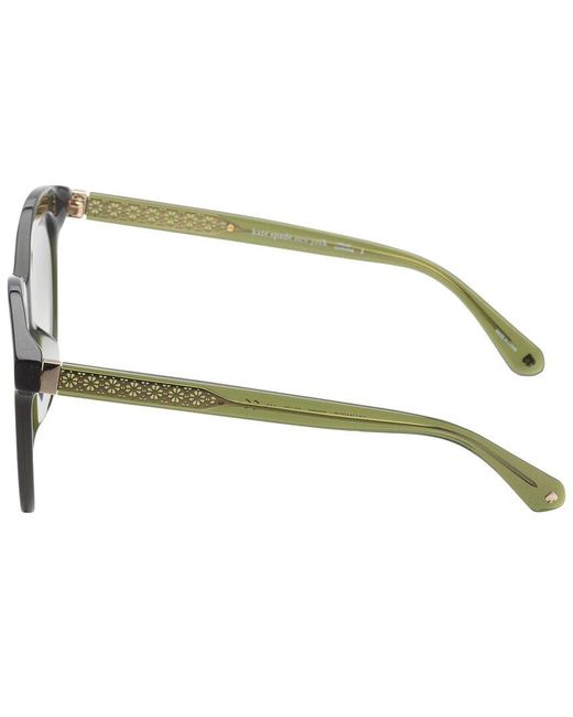 Kate Spade Green Lillian 53Mm Sunglasses