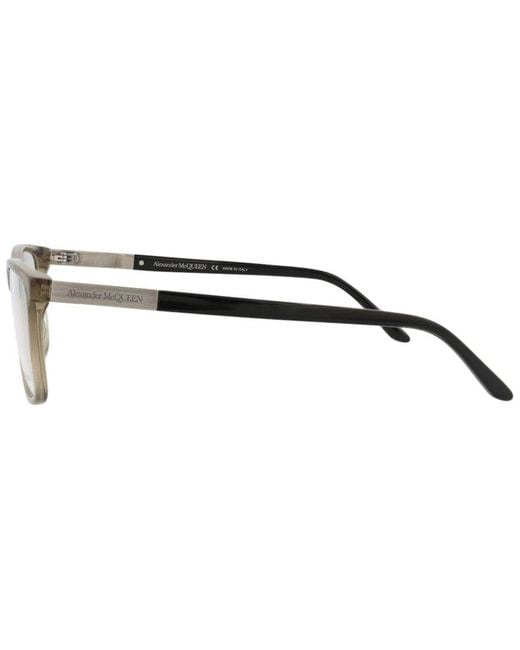 McQueen Metallic Am0323O 56Mm Optical Frames for men