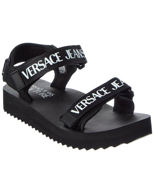 Versace Jeans Black Couture Sandal