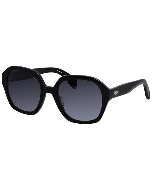 Rag & Bone Black 1063 53Mm Sunglasses