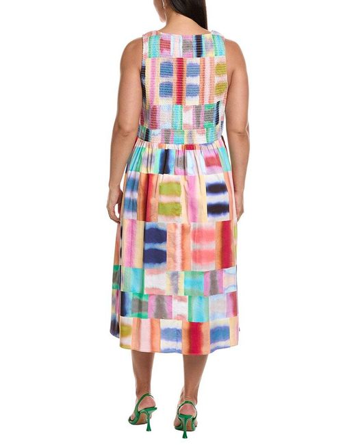 NIC+ZOE Blue Plus Portofino Anna Dress