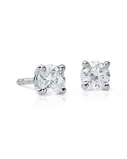 Suzy Levian Metallic 14k 0.25 Ct. Tw. Diamond Studs