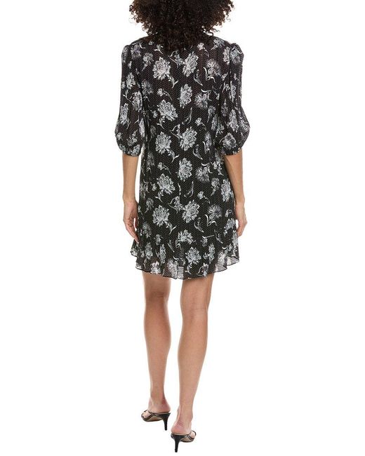 The Kooples Black Dandy Jacquard Mini Dress