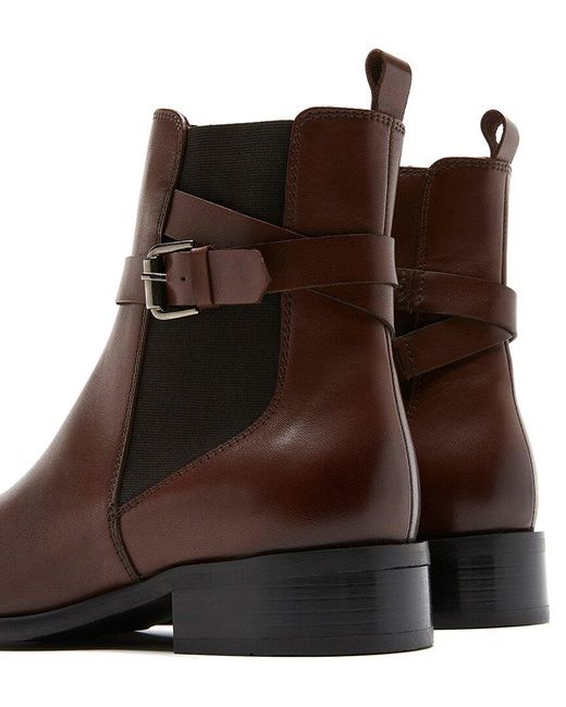 La Canadienne Brown Aiden Leather Bootie