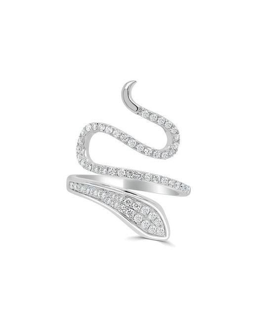 Sabrina Designs White 14K 0.52 Ct. Tw. Diamond Snake Wrap Ring
