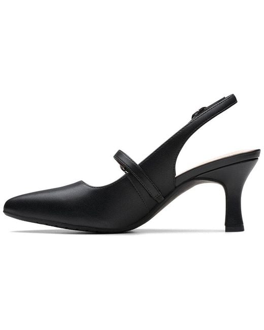 Clarks Black Kataleyna Ruby Buckle Dress Pumps