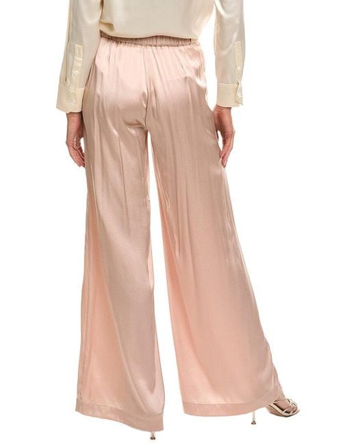 Forte_forte Pink Silk-Blend Pant