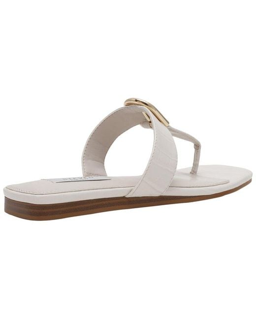 Steve Madden White Paava Sandal