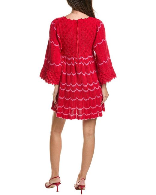 Pomander Place Red Devon Mini Dress