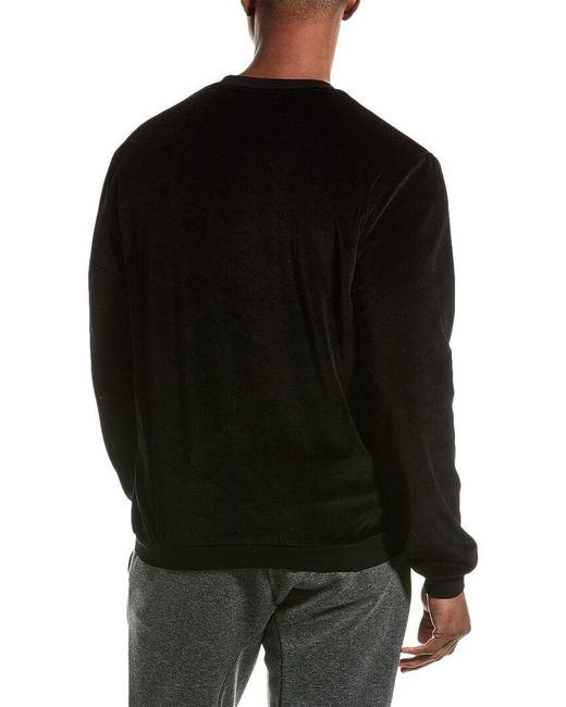 Boss Black Velour Sweatshirt for men