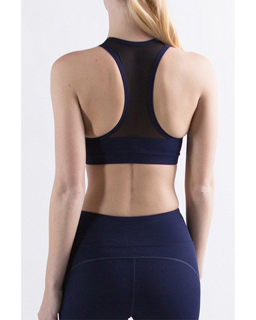 Athletic Propulsion Labs Blue Athletic Propulsion Labs The Perfect Crop Top Sports Bra