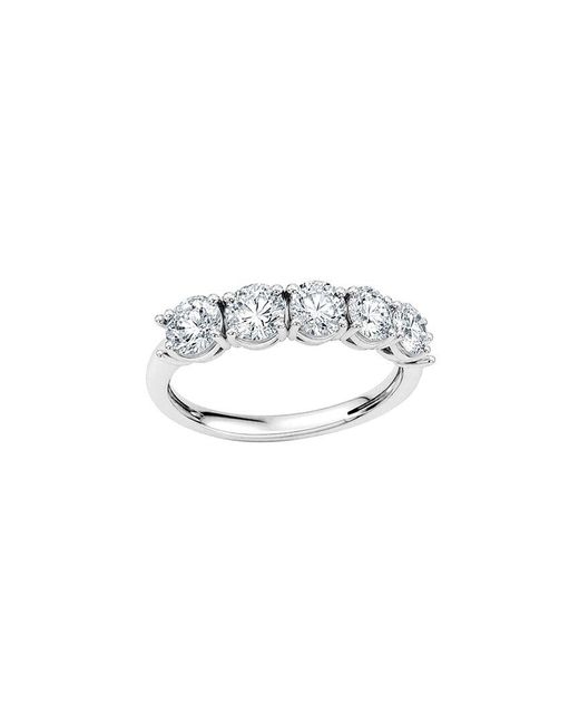 Lab Grown Diamonds White 14K 2.00 Ct. Tw. Lab-Grown Diamond 5 Stone Band Ring