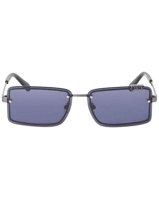 Off-White c/o Virgil Abloh Blue Tampa 60Mm Sunglasses