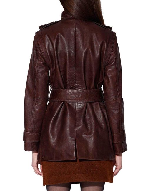 Walter Baker Red Imani Leather Jacket