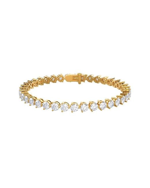 Lab Grown Diamonds Metallic 14K 5.00 Ct. Tw. Lab-Grown Diamond Tennis Bracelet