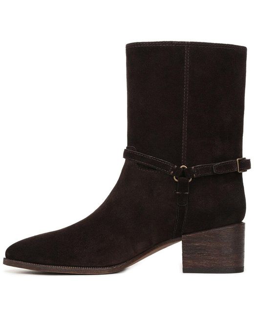 Franco Sarto Black L-Kian Leather Bootie