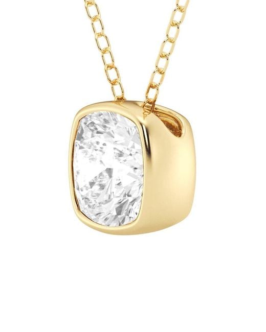 Lab Grown Diamonds White 14K 1.50 Ct. Tw. Lab-Grown Diamond Solitaire Pendant