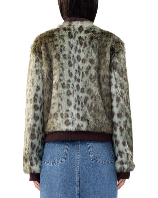 Unreal Fur Gray Foliage Jacket