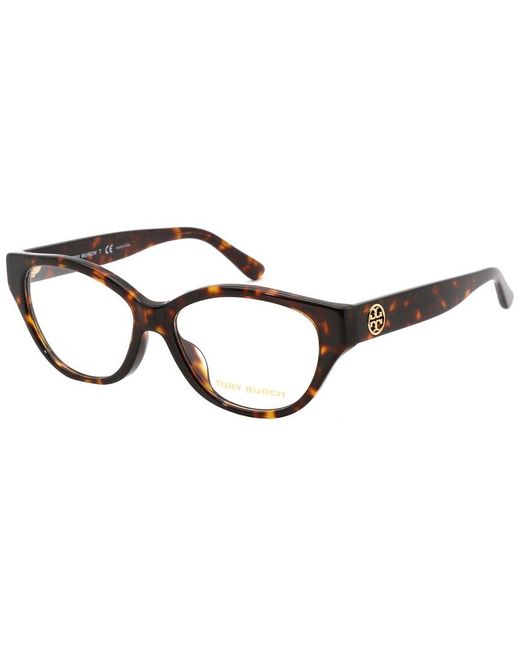 Tory Burch Brown Cat-Eye Optical Frames
